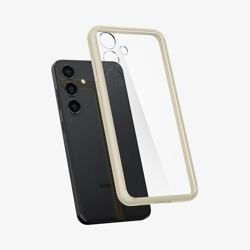 ACS07292 - Galaxy S24 Ultra Case Ultra Hybrid in Crystal Clear showing the back
